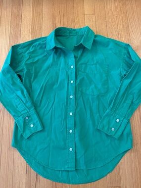 Altar'd State Green button down shirt